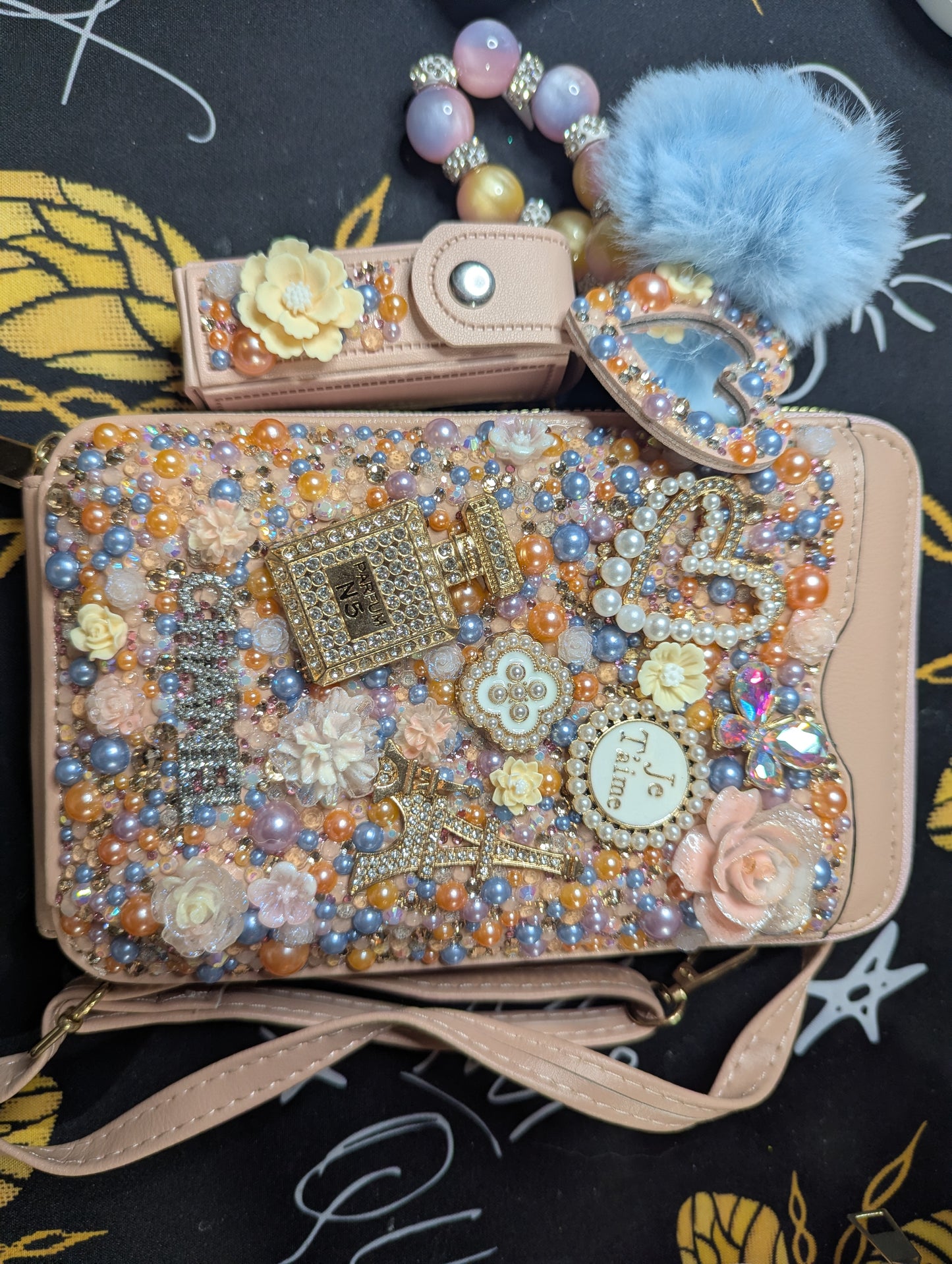 Crossbody Bag - Pink Paris