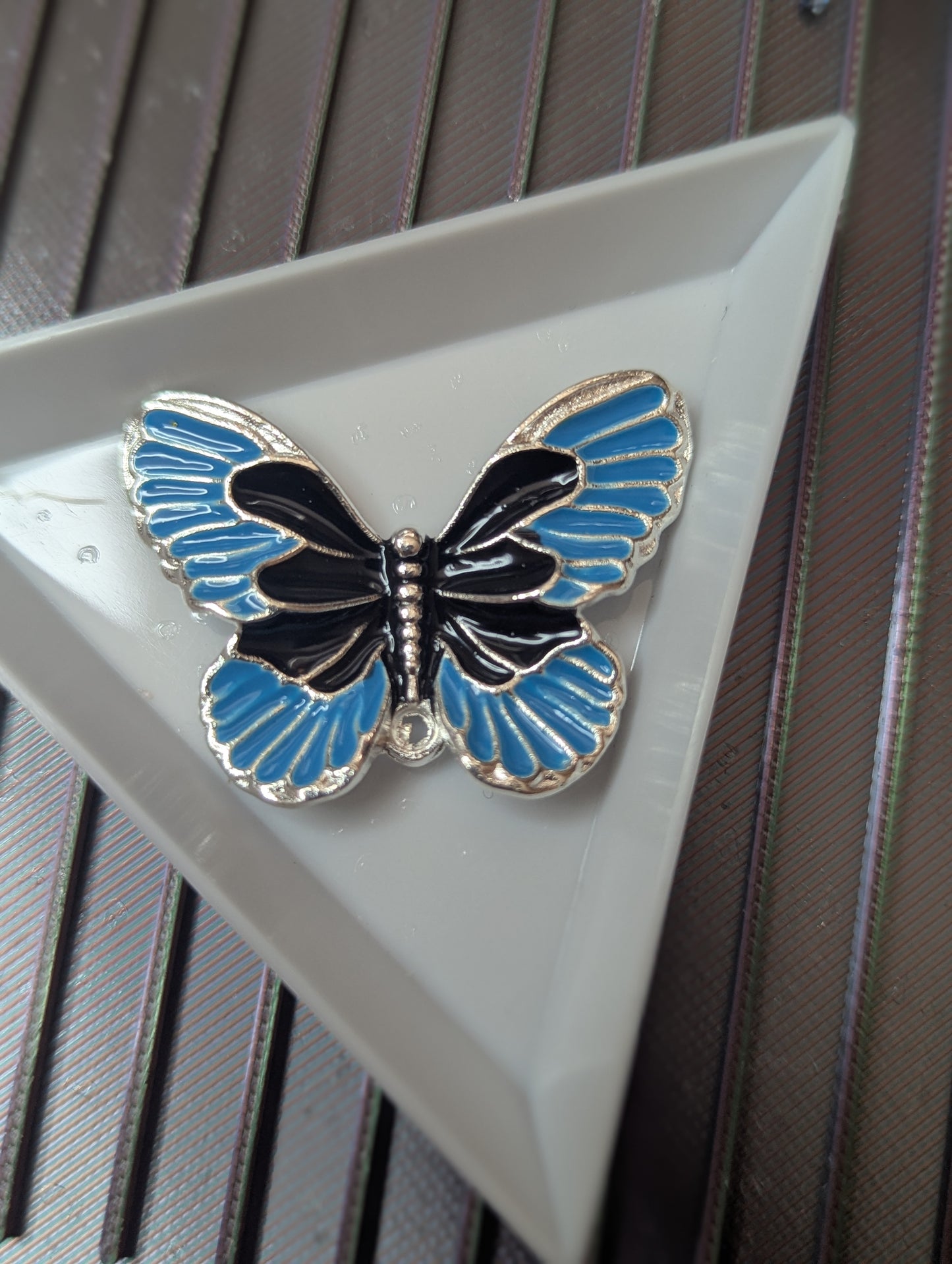 Blue Metal Butterflies