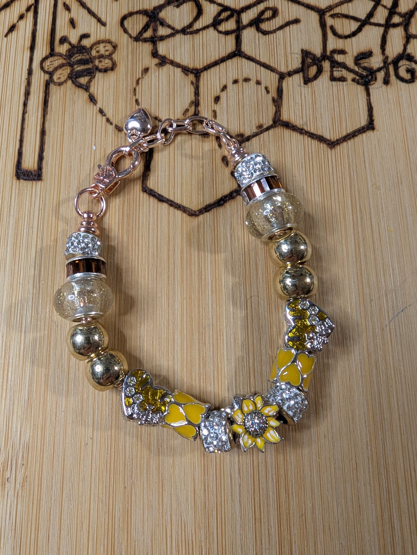 Charm Bracelet - Sunflower