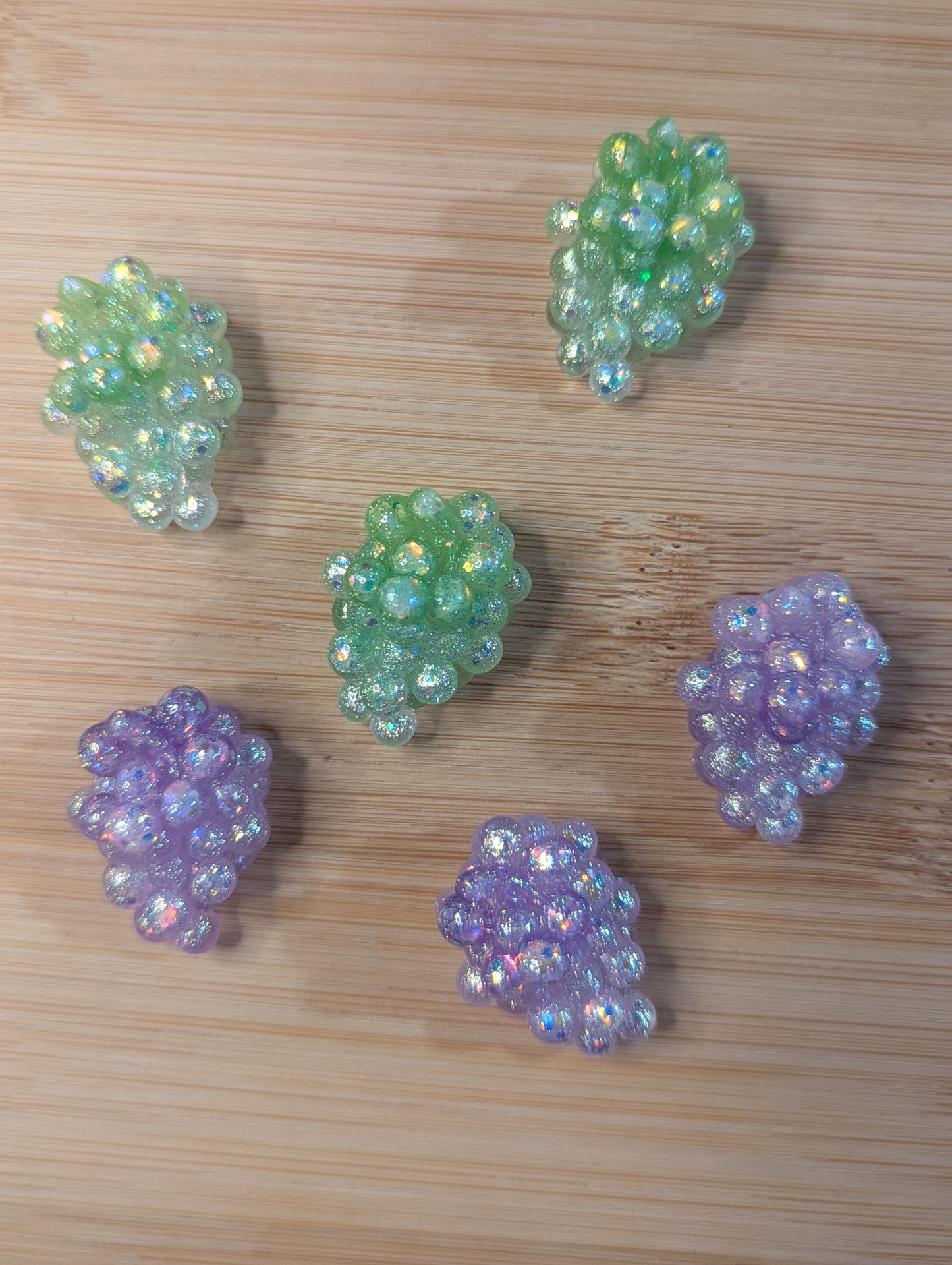 Resin Flatback Sets -Grape Mix #1