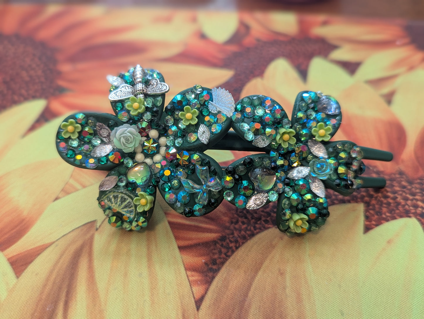 Hair Clip - Green