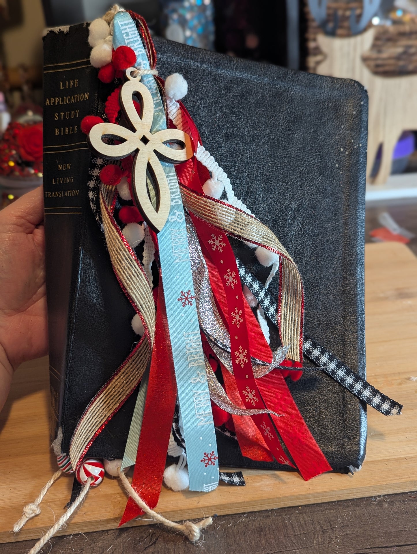 Bible Tassel Christmas theme