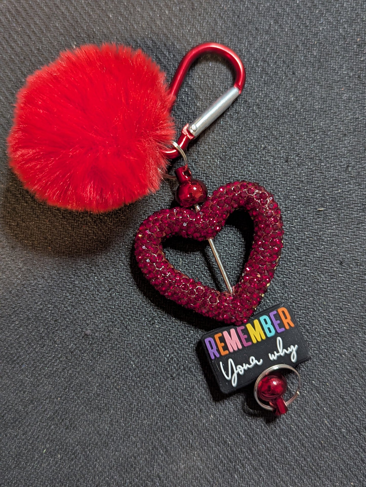 Puffball Keychain - Remember Your Why