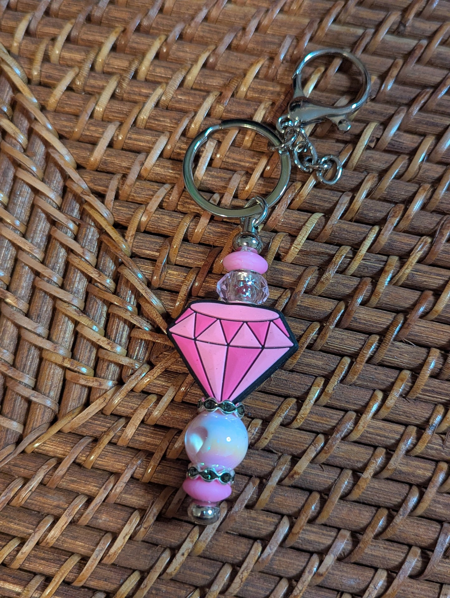 Keychain - Pink Diamond