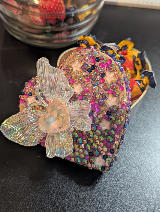 Valentine Box - Butterfly iridescent & stars
