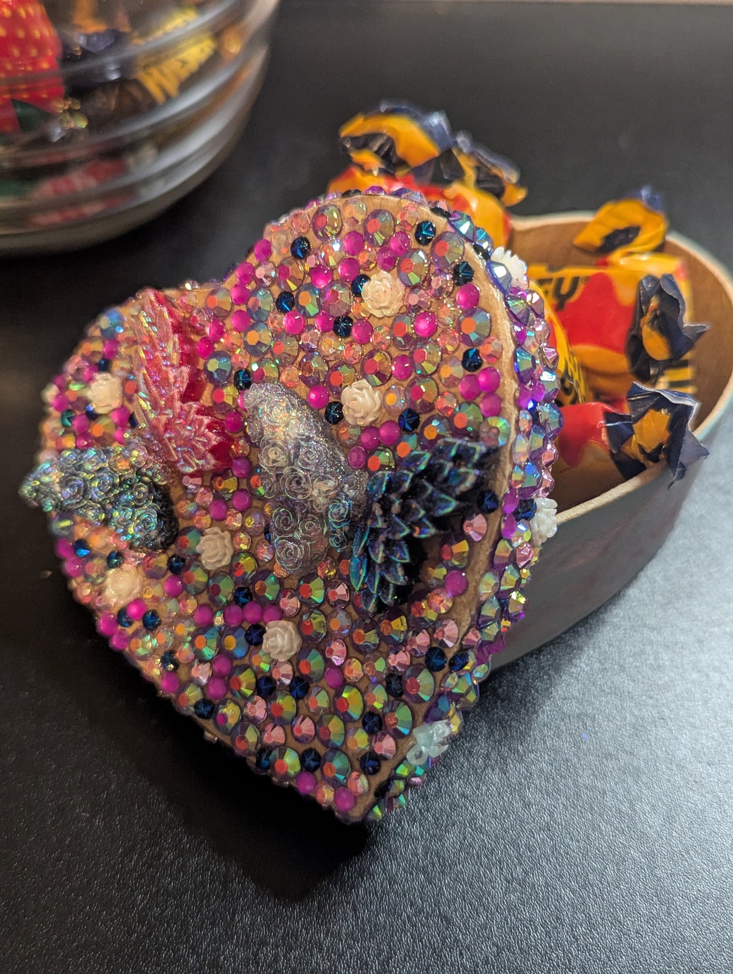 Valentine Box - Purple & Blue Butterfly