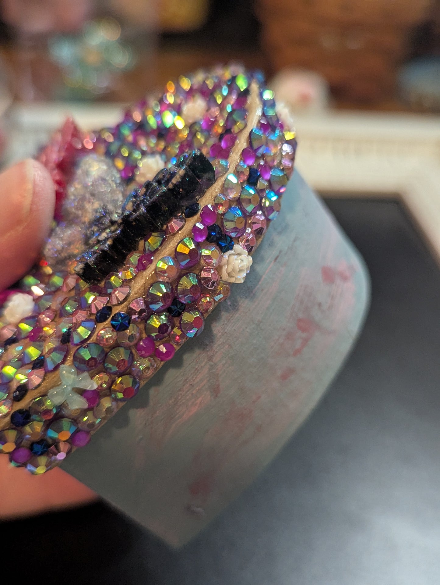 Valentine Box - Purple & Blue Butterfly