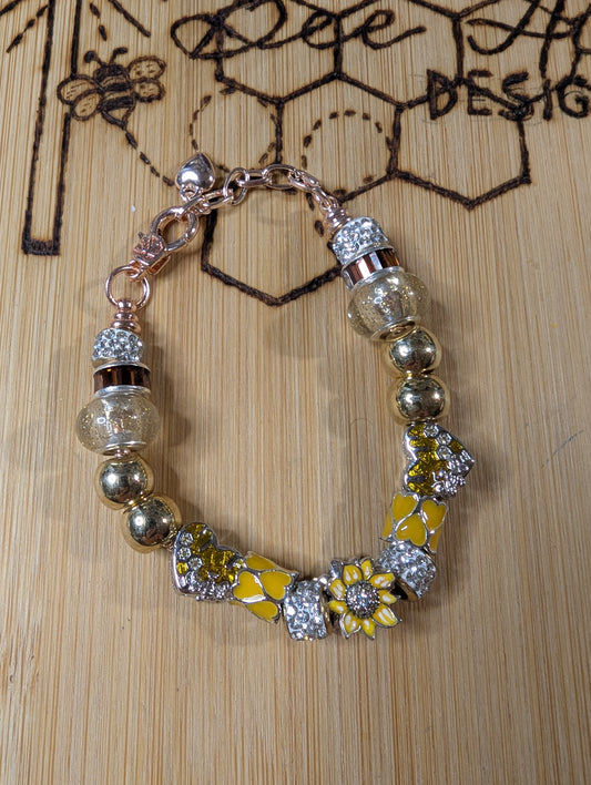 Charm Bracelet - Sunflower