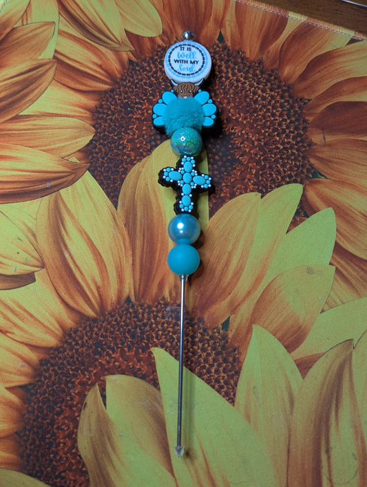 Turquoise Cross Pokey Tool