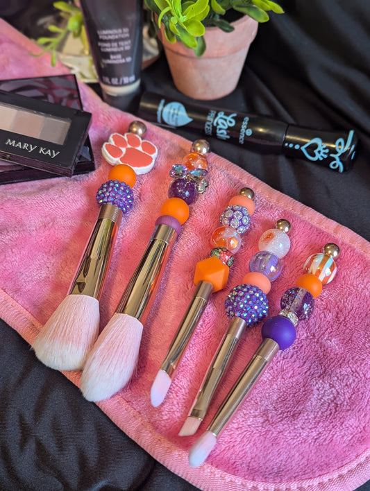 Makeup Brush Set - Clemson
