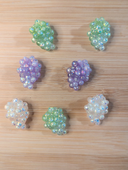 Resin Flatback Sets -Grape Mix #2