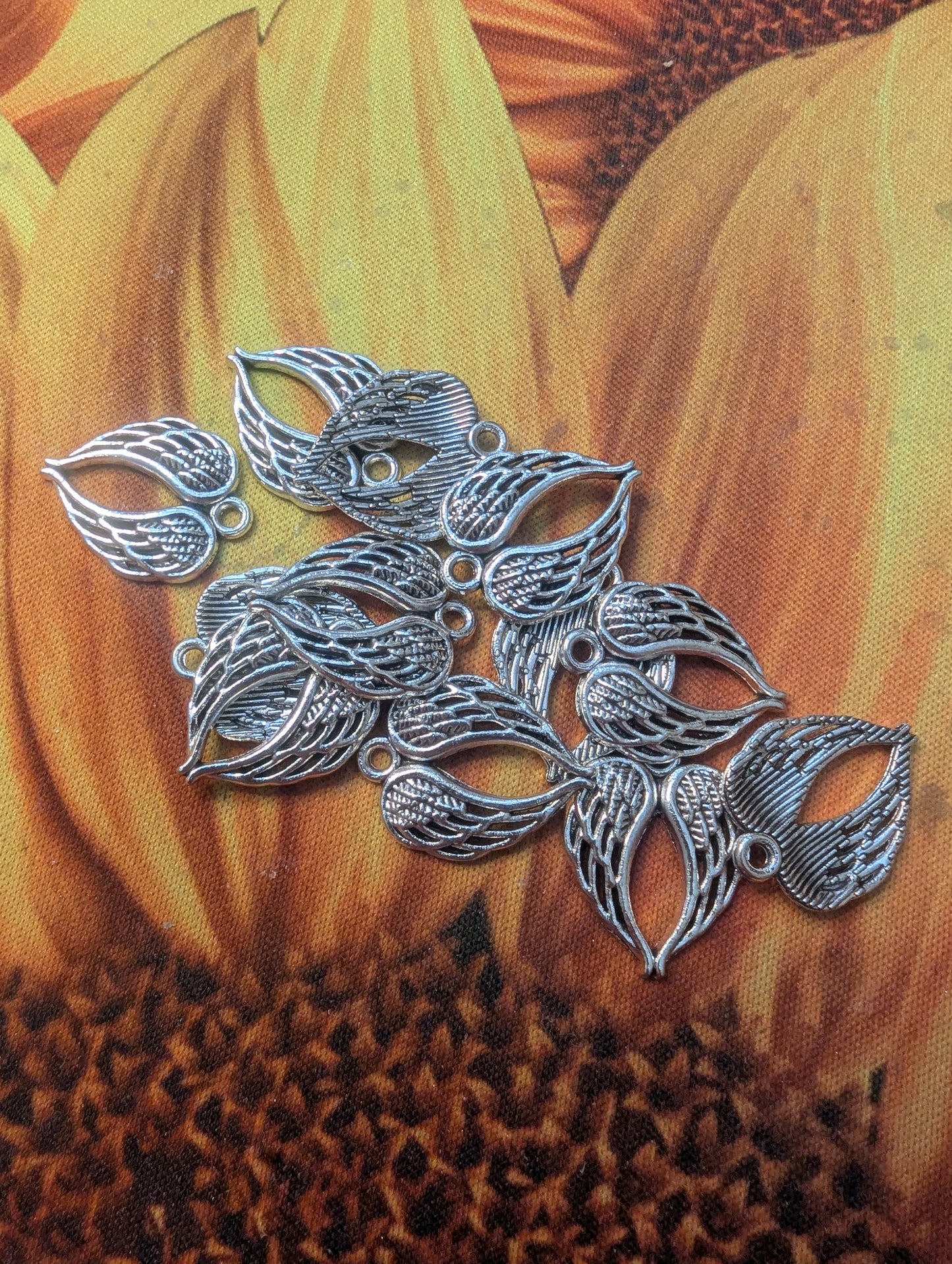 Angel Wings earring size