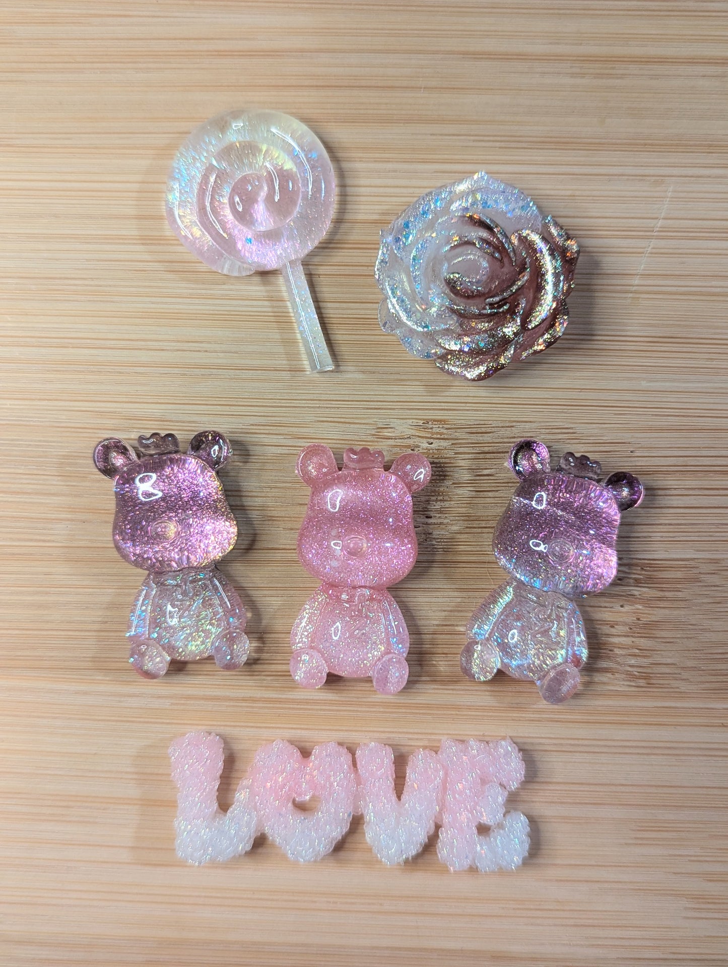 Resin Flatback Sets -Berry Sweet