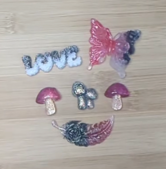 Resin Flatback Sets -Sweet Woods
