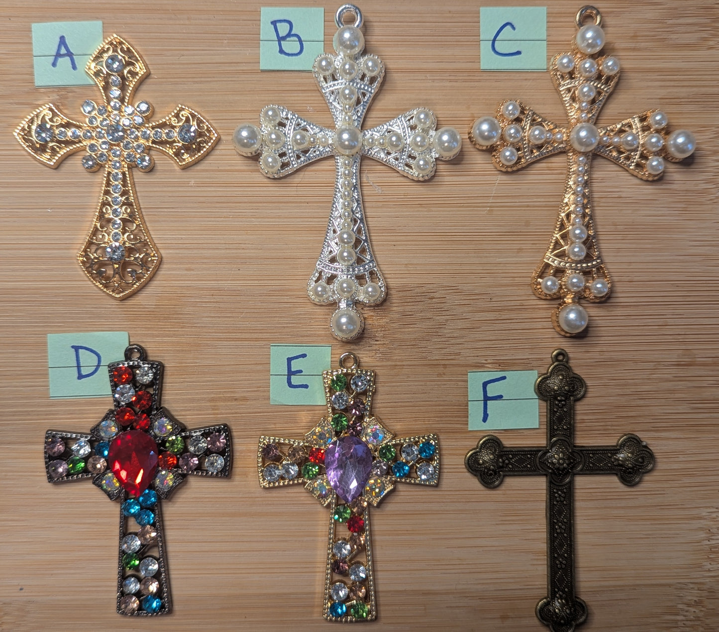 Metal Embellishment - Crosses