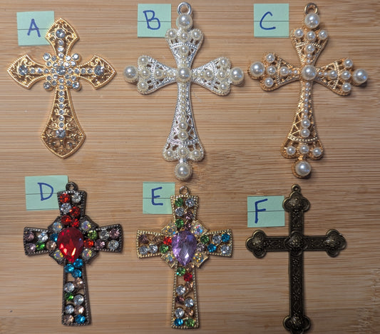 Metal Embellishment - Crosses
