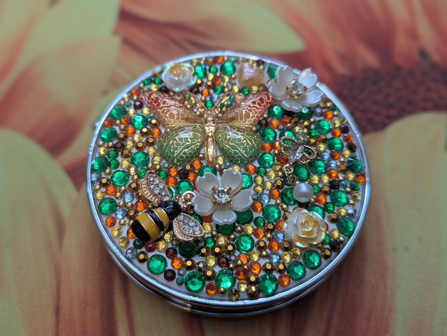 Mirror - Green Butterfly