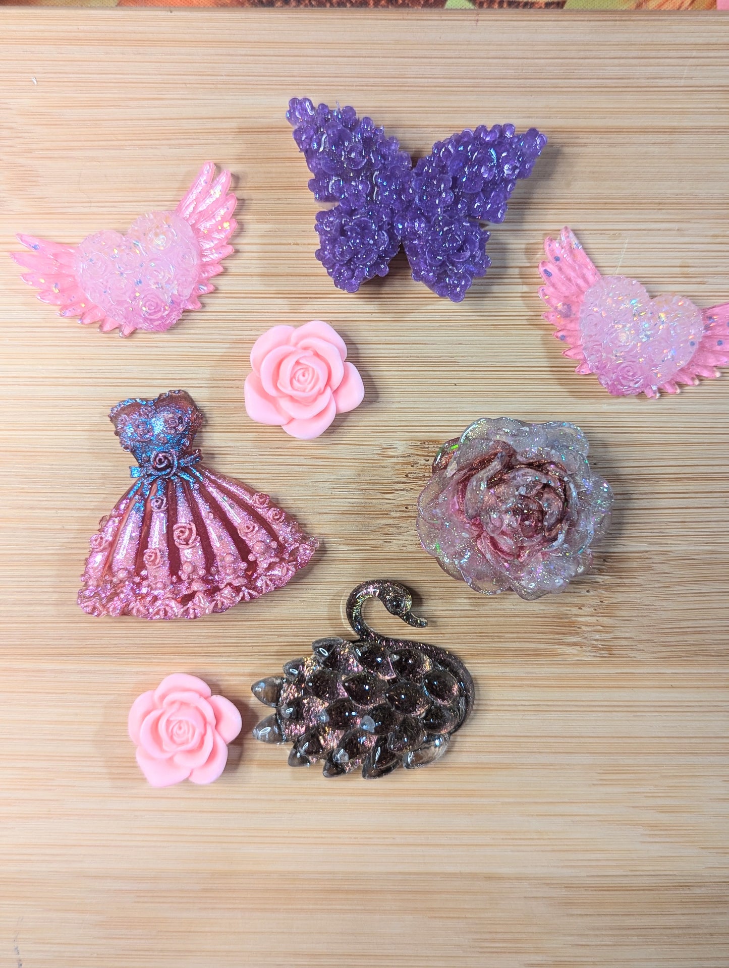 Resin Flatback Sets -Swan Song