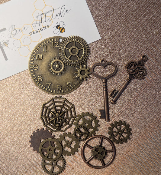 Steampunk Clock & Keys